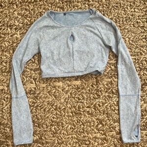 Gymshark long sleeve athletic crop top